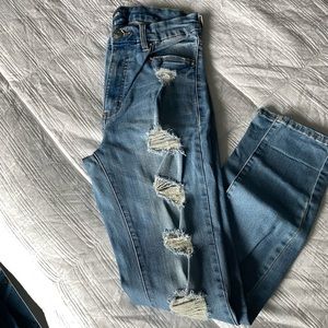 Aero Ripped Skinny Jeans